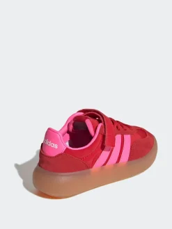 adidas Red/Pink Barreda Decode Elastic Lace Kids Trainers