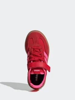 adidas Red/Pink Barreda Decode Elastic Lace Kids Trainers