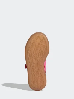 adidas Red/Pink Barreda Decode Elastic Lace Kids Trainers