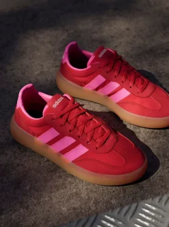adidas Red/Pink Barreda Decode Lace Junior Trainers