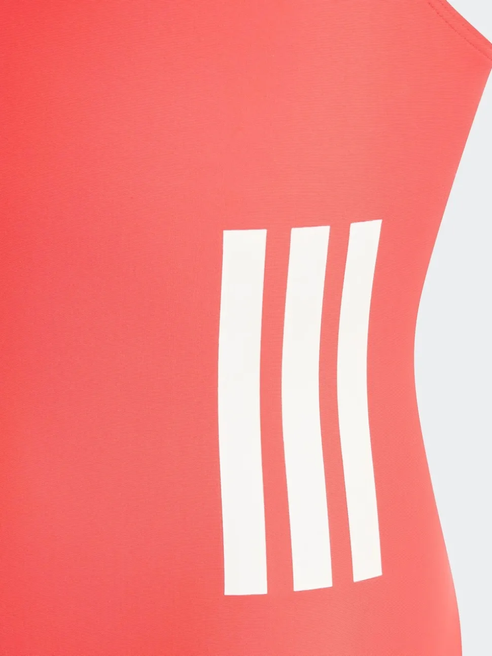 adidas Red 3-Stripes C-Back Kids Swimsuit