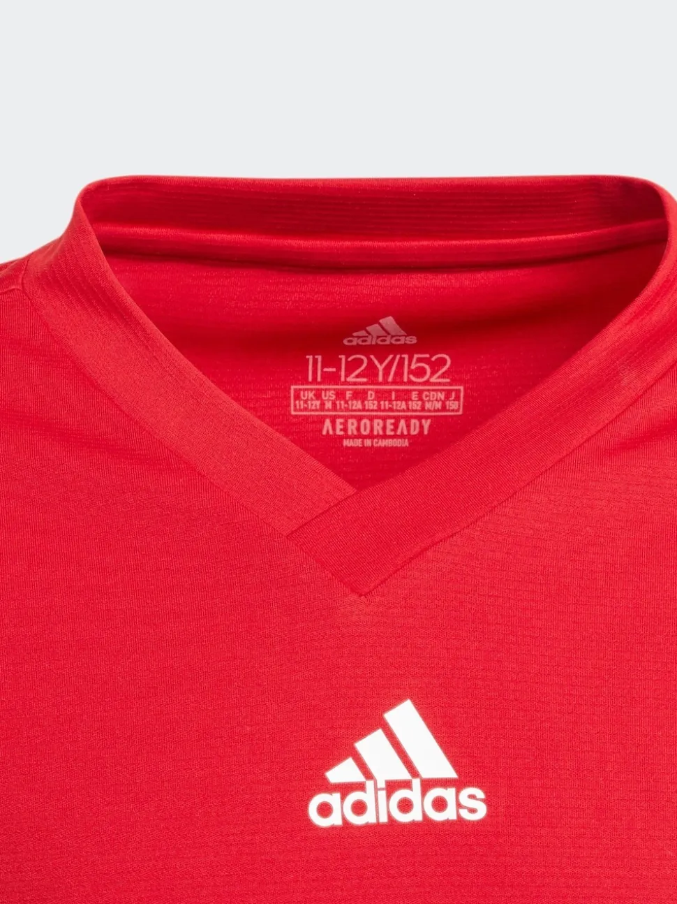 adidas Red Team Base T-Shirt