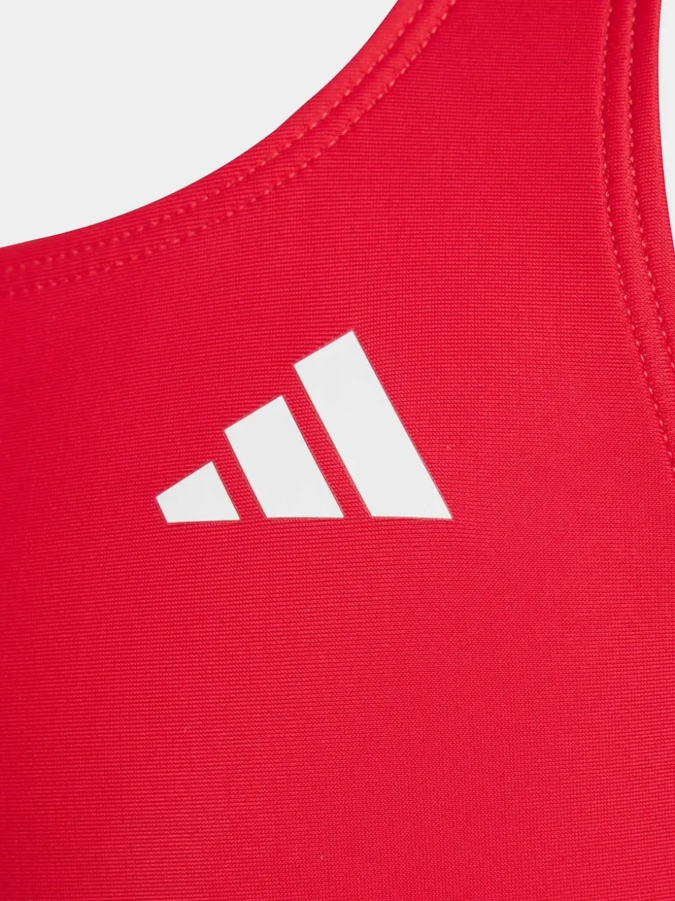 adidas Red V-back Kids Swimsuit