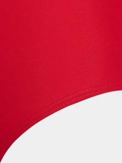 adidas Red V-back Kids Swimsuit