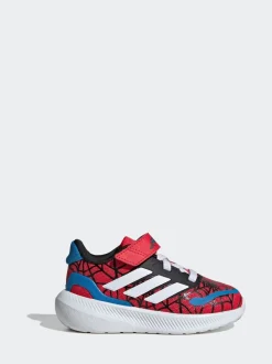 adidas Red x Marvel Spider-Man Elastic Lace Runfalcon 3.0 Infant Trainers