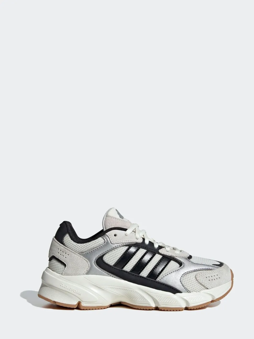 adidas Silver/Black Crazychaos 2000 Lace Junior Trainers