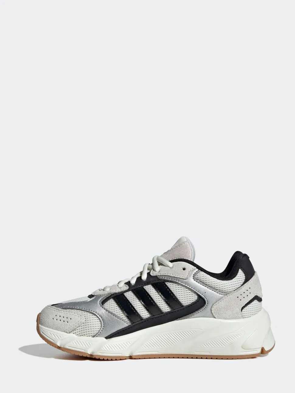 adidas Silver/Black Crazychaos 2000 Lace Junior Trainers