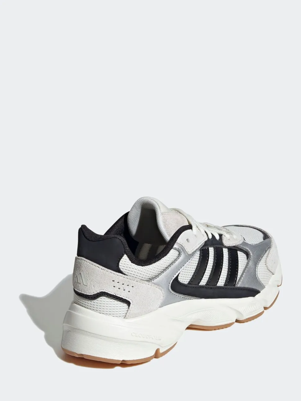 adidas Silver/Black Crazychaos 2000 Lace Junior Trainers