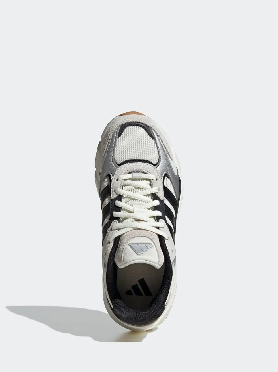 adidas Silver/Black Crazychaos 2000 Lace Junior Trainers