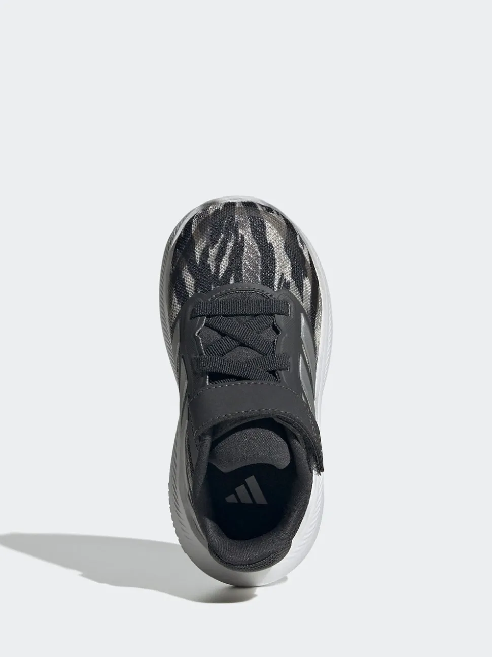 adidas Silver/Grey RunFalcon 5 Hook and Loop Running Infant Trainers