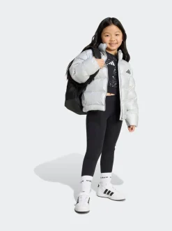 adidas Silver Synthetic Down Glam Jacket
