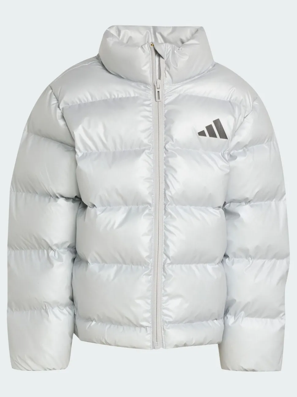 adidas Silver Synthetic Down Glam Jacket