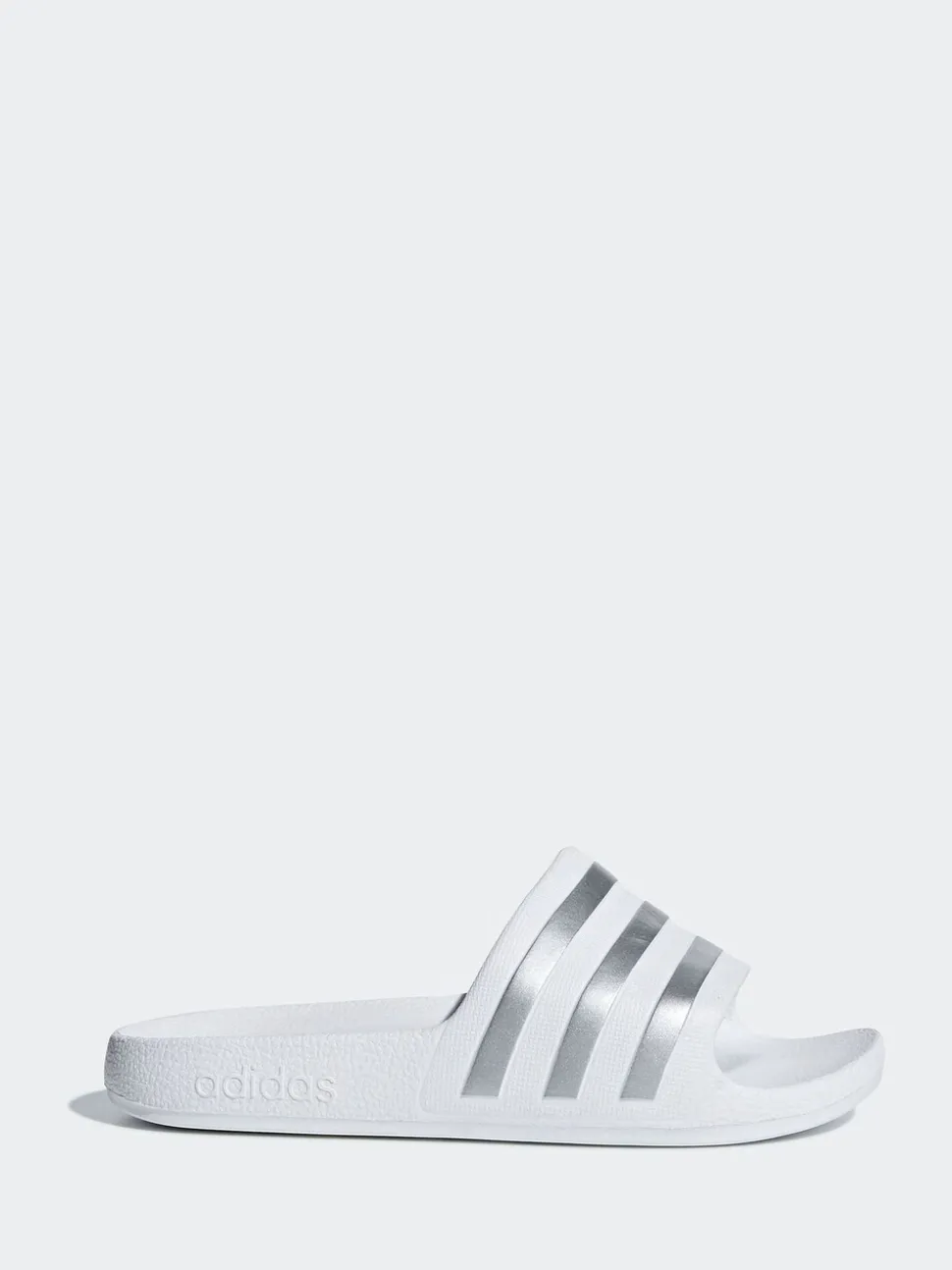 adidas White Adilette Kids Swim Sandals