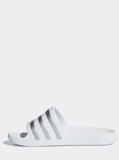 adidas White Adilette Kids Swim Sandals