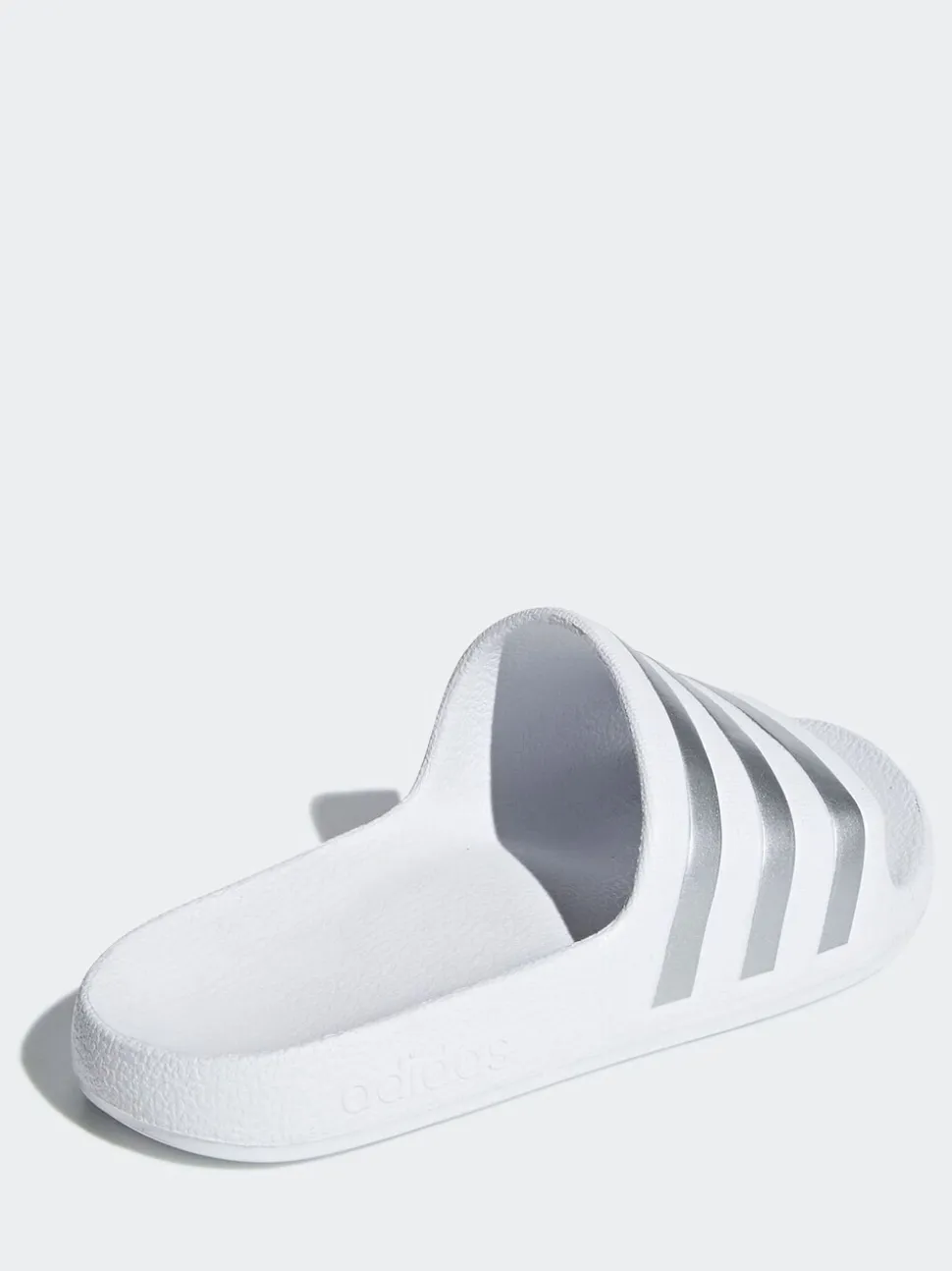 adidas White Adilette Kids Swim Sandals