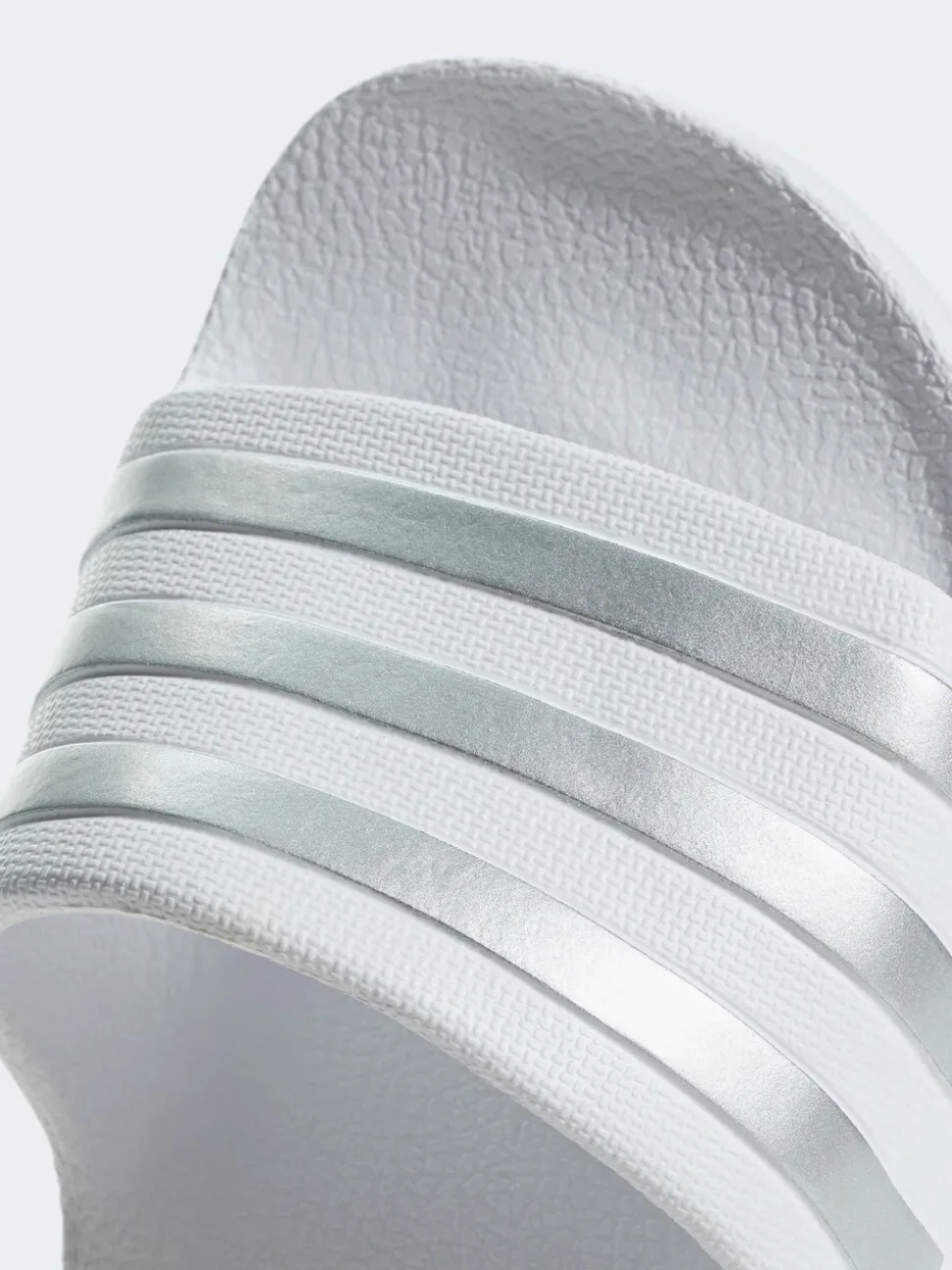 adidas White Adilette Kids Swim Sandals