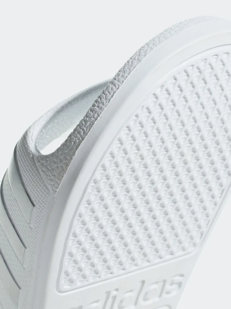 adidas White Adilette Kids Swim Sandals