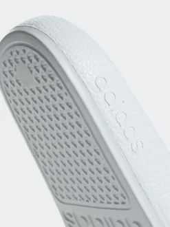 adidas White Adilette Kids Swim Sandals