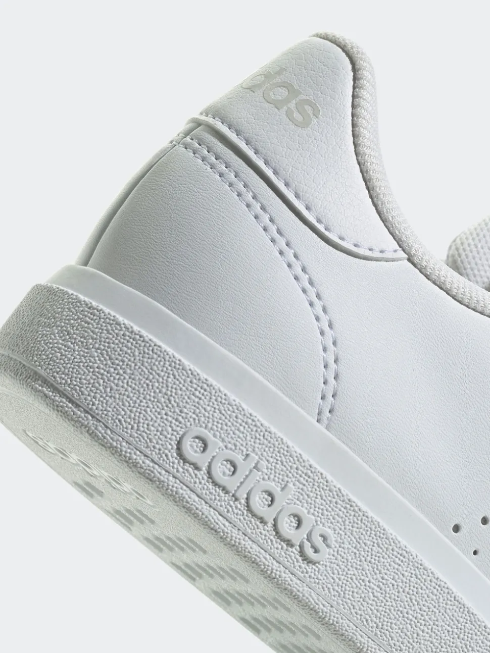 adidas White Advantage Base 2.0 Lace Junior Trainers
