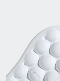 adidas White Advantage Hook and Loop Infant Trainers