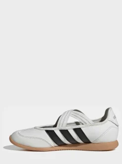 adidas White Barreda Mary Jane Junior Trainers