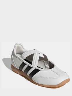 adidas White Barreda Mary Jane Junior Trainers