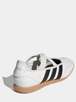 adidas White Barreda Mary Jane Junior Trainers