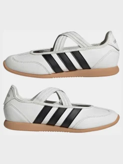 adidas White Barreda Mary Jane Junior Trainers