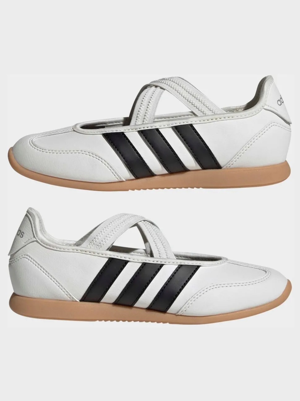 adidas White Barreda Mary Jane Junior Trainers