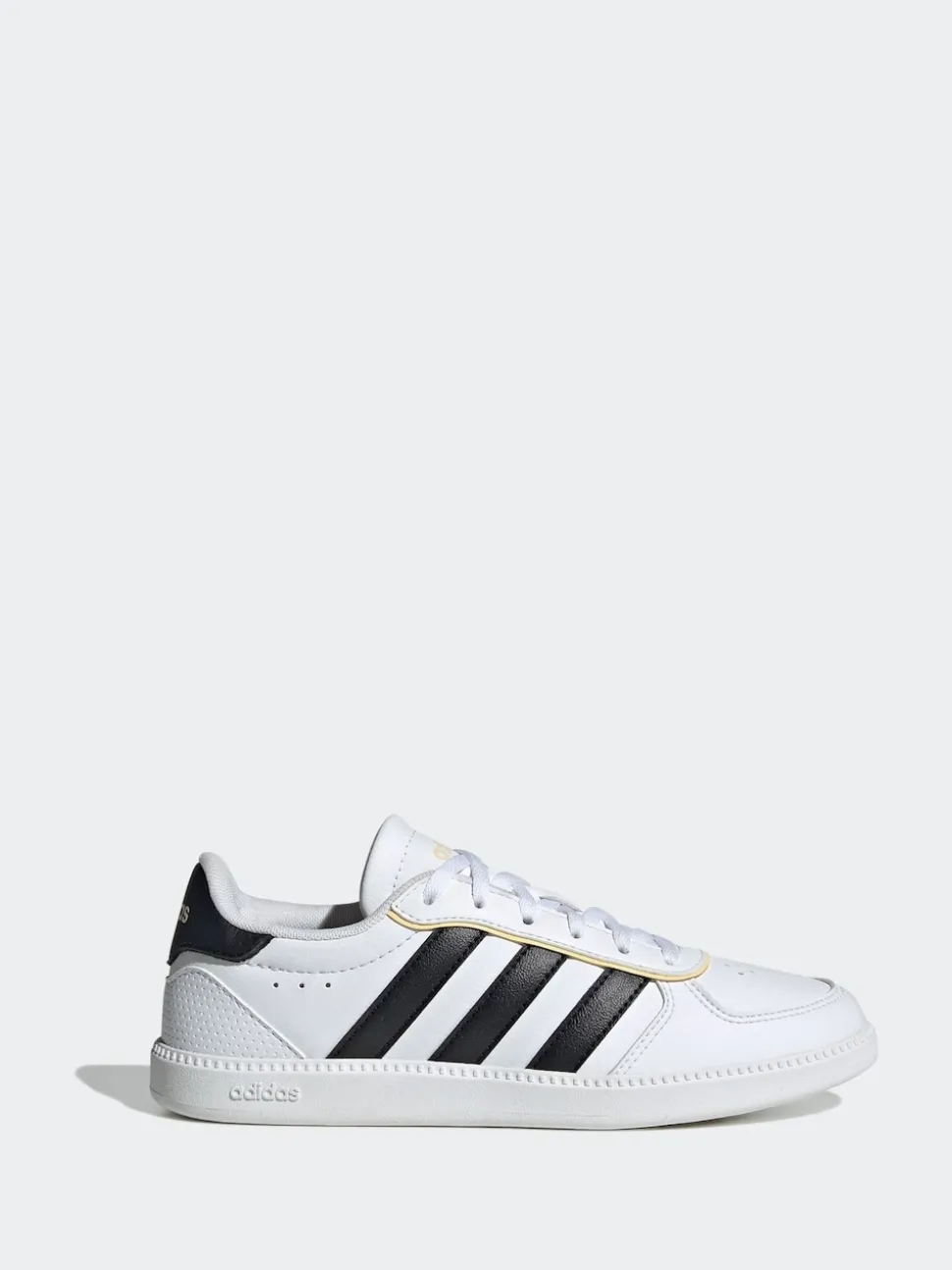 adidas White/Black Breaknet Sleek Lace Junior Trainers