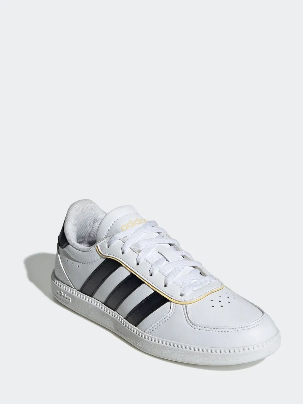 adidas White/Black Breaknet Sleek Lace Junior Trainers