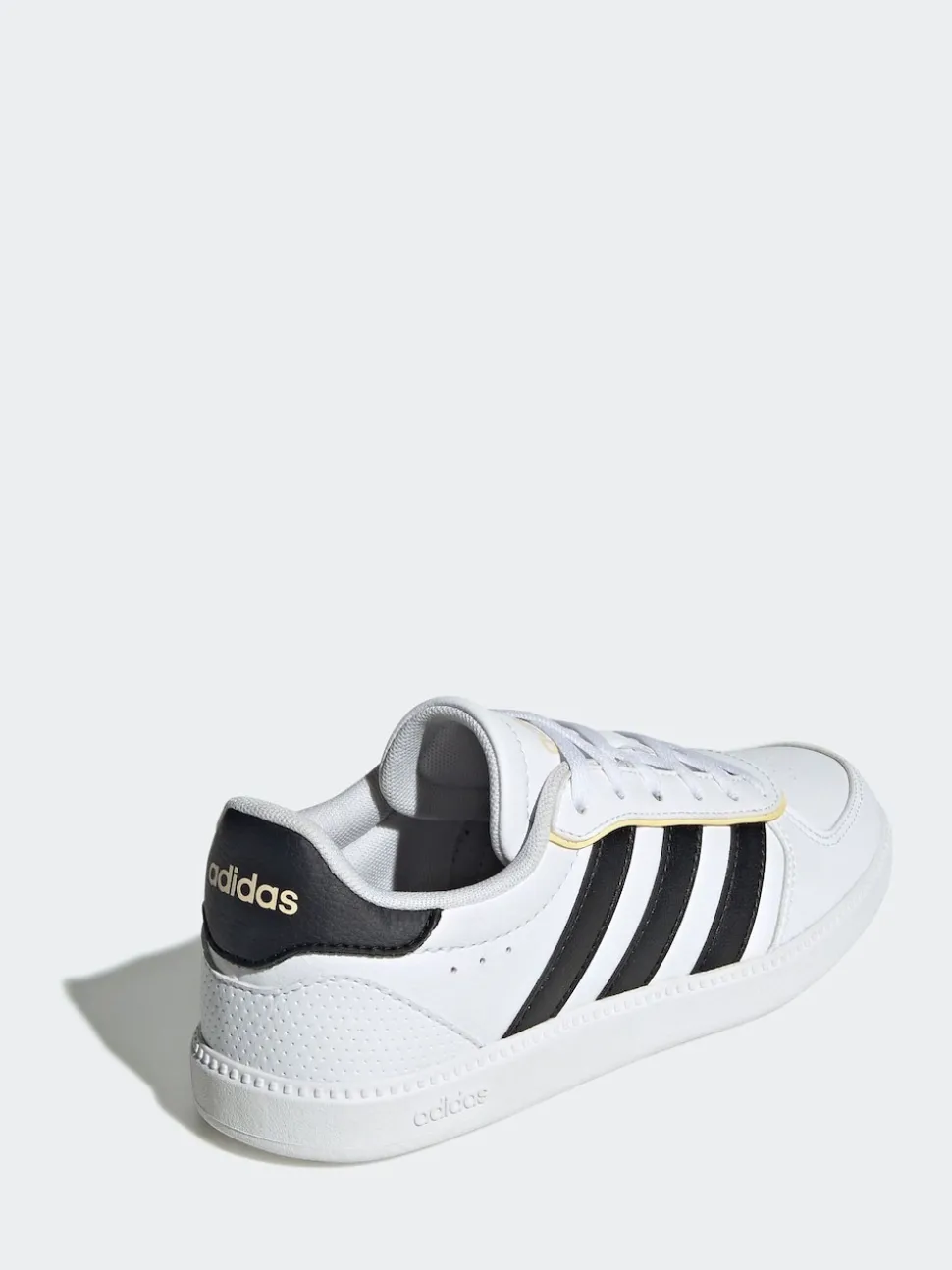 adidas White/Black Breaknet Sleek Lace Junior Trainers
