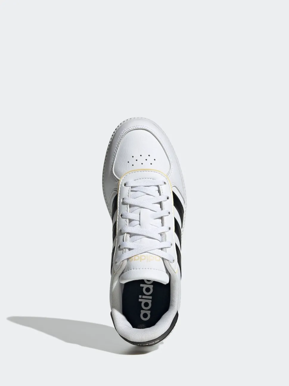 adidas White/Black Breaknet Sleek Lace Junior Trainers