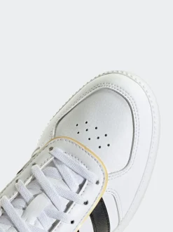 adidas White/Black Breaknet Sleek Lace Junior Trainers