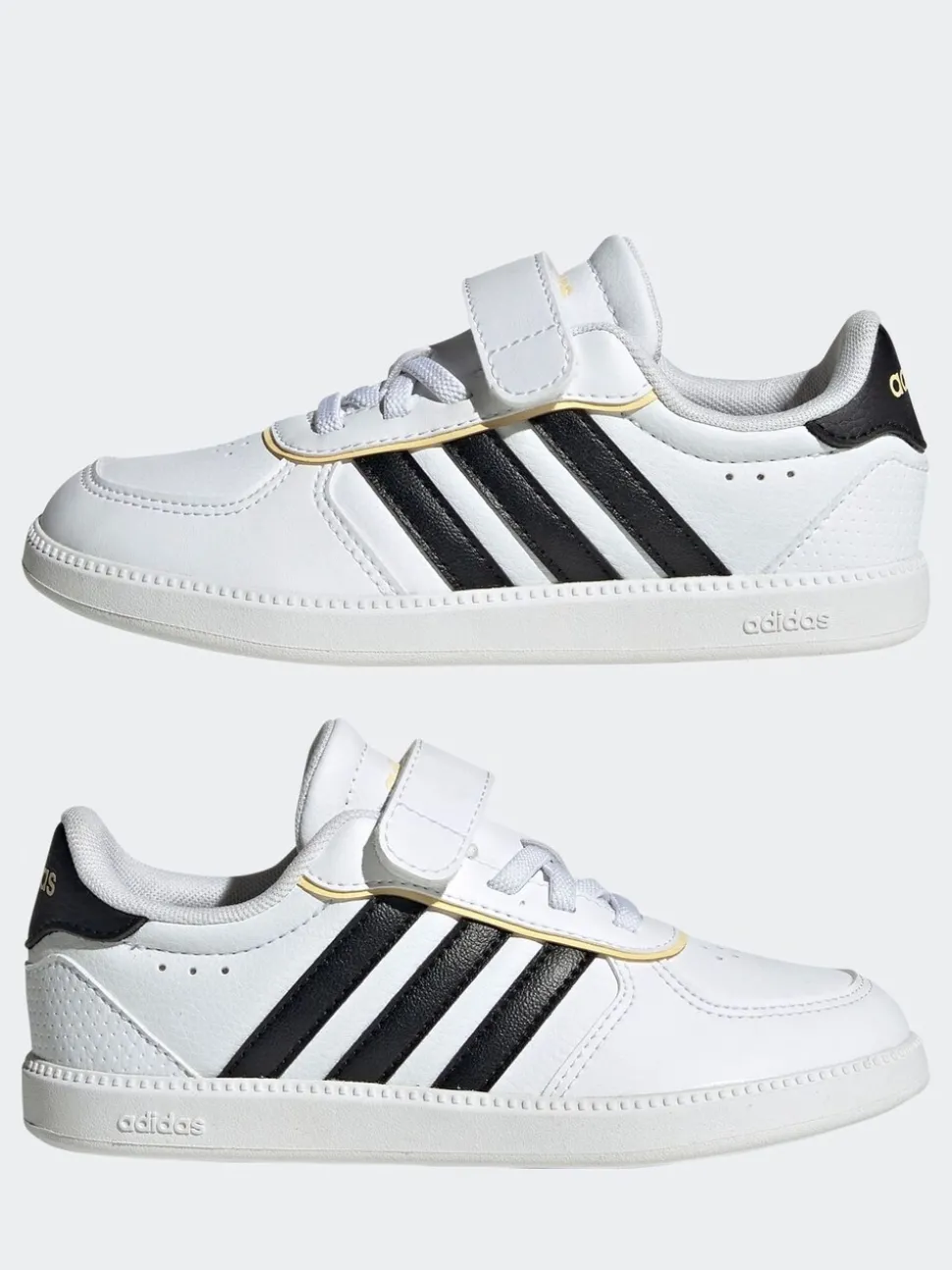 adidas White/Black Breaknet Sleek Kids Trainers