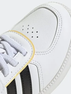 adidas White/Black Breaknet Sleek Kids Trainers
