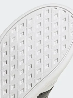 adidas White/Black Breaknet Sleek Kids Trainers