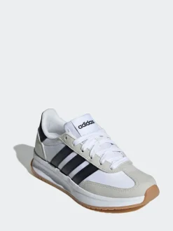 adidas White/Black/Grey Run 70s 2.0 Lace Junior Trainers