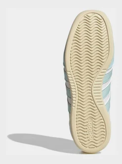 adidas White/Blue Barreda Mary Jane Junior Trainers