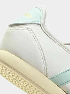 adidas White/Blue Barreda Mary Jane Junior Trainers