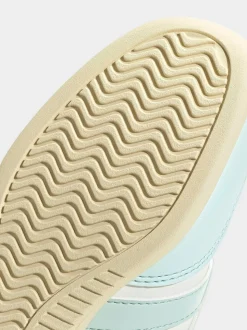 adidas White/Blue Barreda Mary Jane Junior Trainers