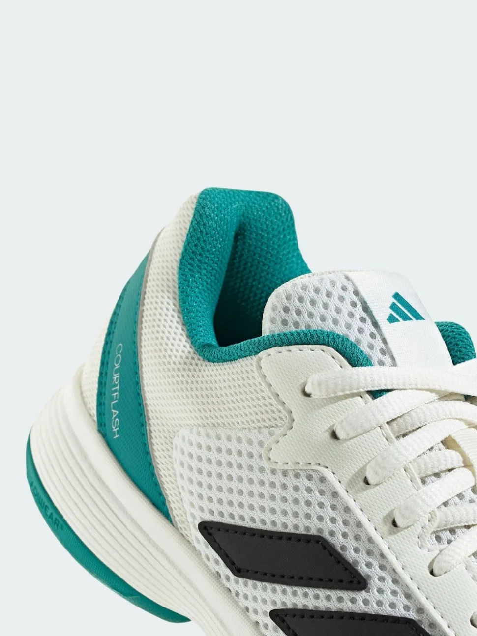 adidas White Courtflash Tennis Shoes