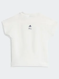 adidas White Disney Frozen Top and Short Set