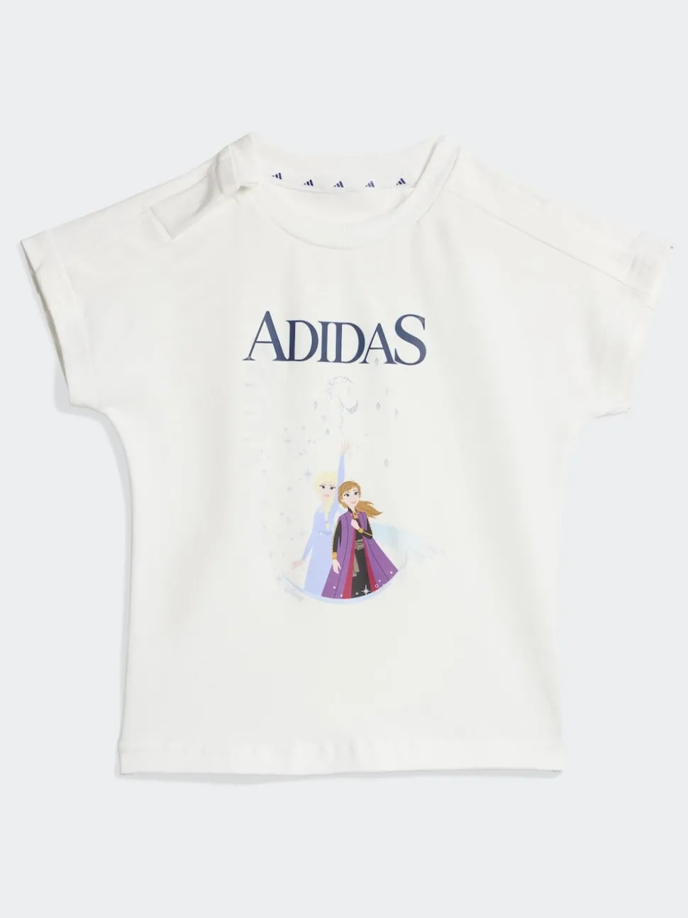 adidas White Disney Frozen Top and Short Set