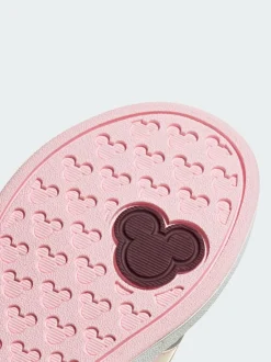 adidas White Disney Minnie Mouse Grand Kids Court Trainers