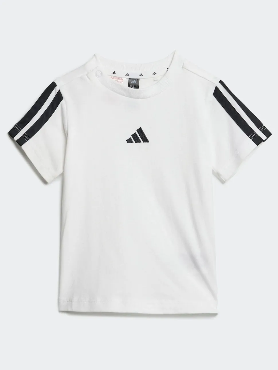 adidas White Essentials Infant Kids T-Shirt Set