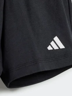adidas White Essentials Infant Kids T-Shirt Set
