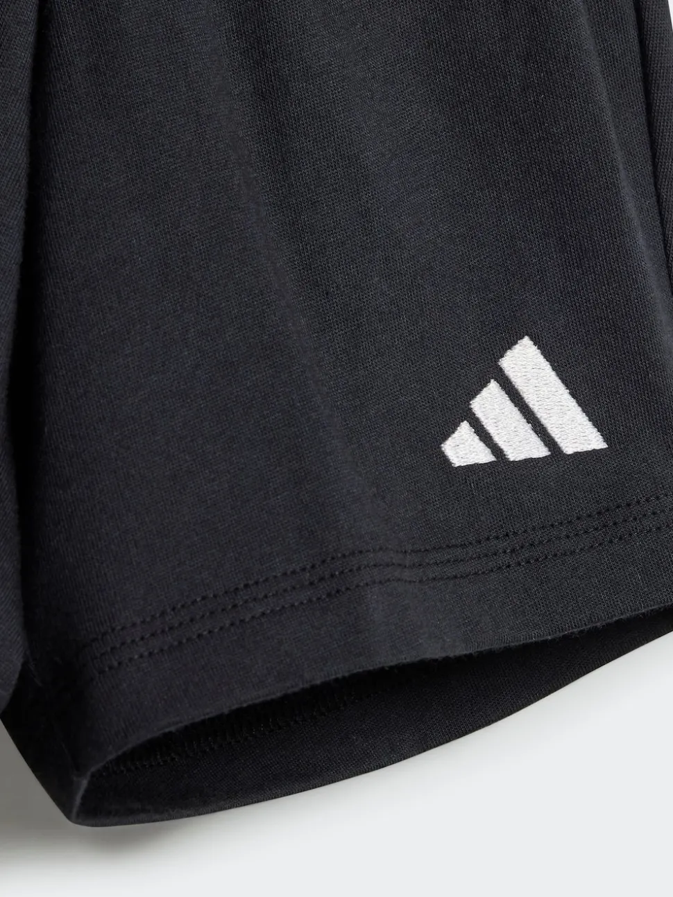 adidas White Essentials Infant Kids T-Shirt Set