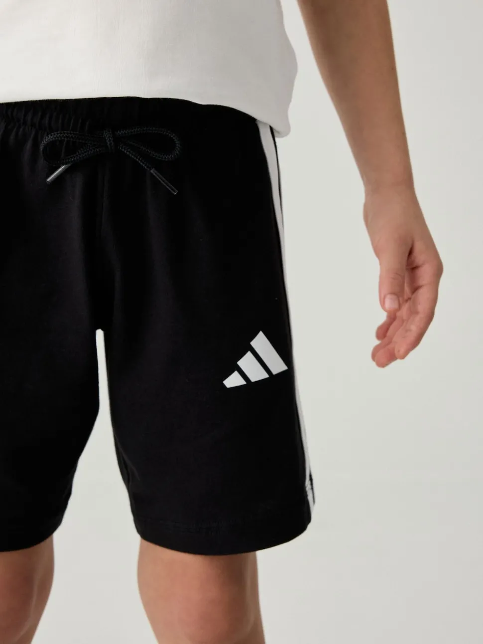 adidas White Essentials Little Kids T-Shirt Set