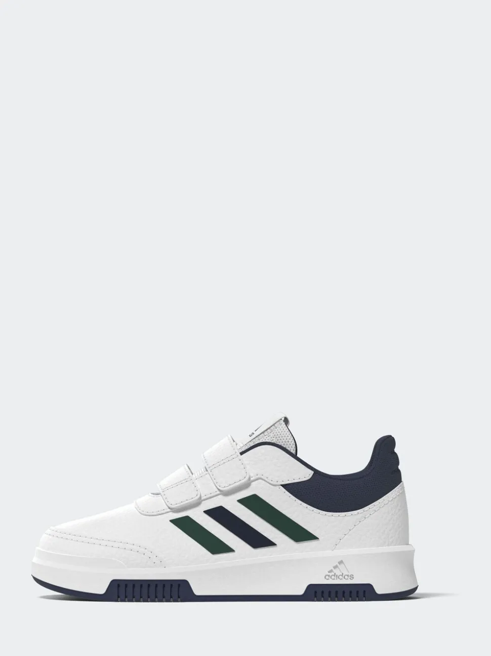 adidas White/Green/Blue Tensaur Hook and Loop Infant Trainers